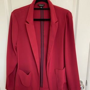 Nordstrom (Topshop) red blazer size 8